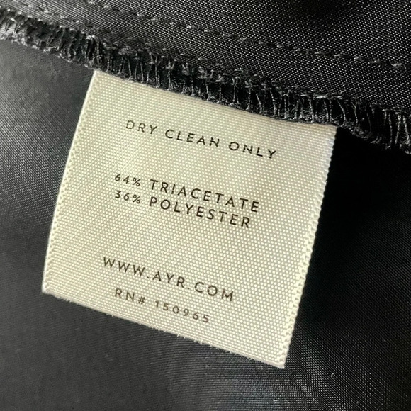 AYR perch wrap satin dress in deep marine 10 - Picture 8 of 16